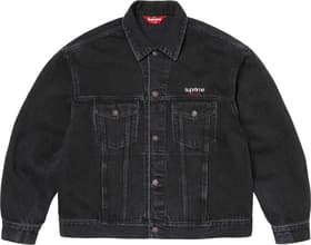 Denim Trucker Jacket Black