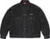Denim Trucker Jacket - Black (front)