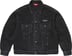 Denim Trucker Jacket - Black (front)