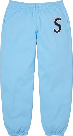 Devil S Logo Sweatpant Light Blue