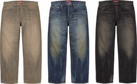 Distressed Loose Fit Selvedge Jean