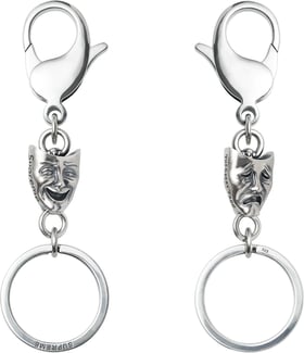 Drama Masks Key Ring