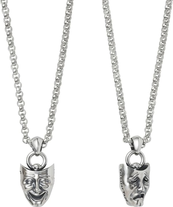 Drama Masks Pendant - Group Shot