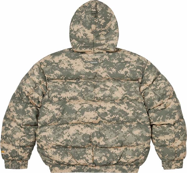 Facemask Cordura® Down Puffer Jacket - Digi Camo (detail)