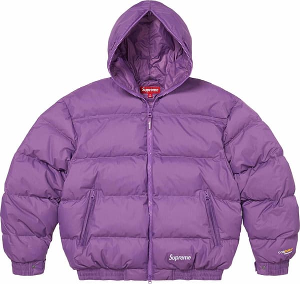 Facemask Cordura® Down Puffer Jacket - Purple (front)
