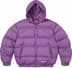 Facemask Cordura® Down Puffer Jacket - Purple (front)