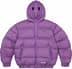 Facemask Cordura® Down Puffer Jacket - Purple (detail)