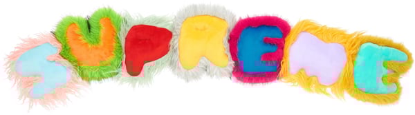Faux Fur Pillow - Multicolor (front)