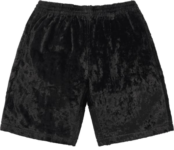 Faux Fur Short - Black (front)