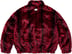 Faux Fur WINDSTOPPER® Bomber Jacket - Red (detail)