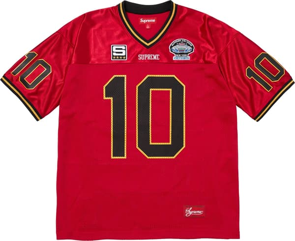 Find God Football Jersey - Red (front)