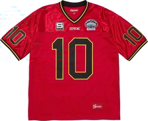 Find God Football Jersey - Red (front)