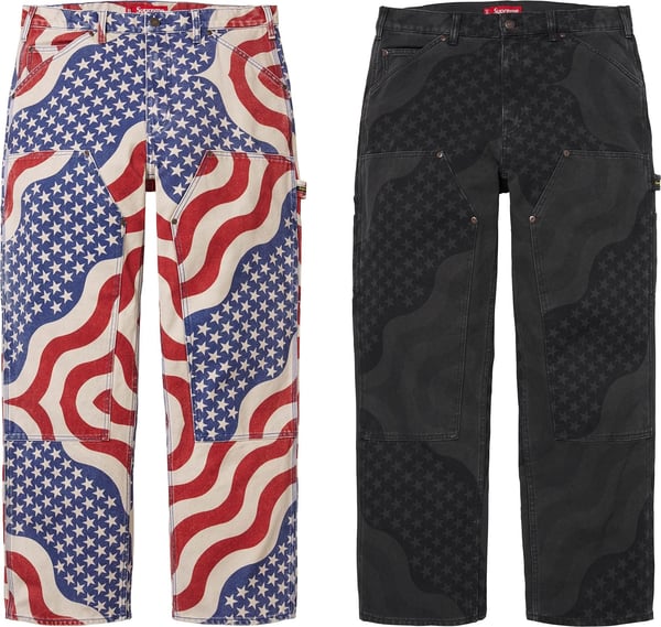 Flag Double Knee Painter Pant - Group Shot
