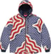 Flag Quilted Hooded Work Jacket - Multicolor (front)