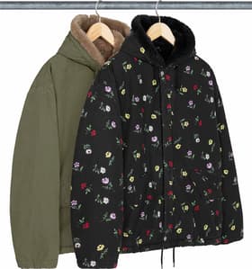 Fur Lined Hooded Field Jacket
