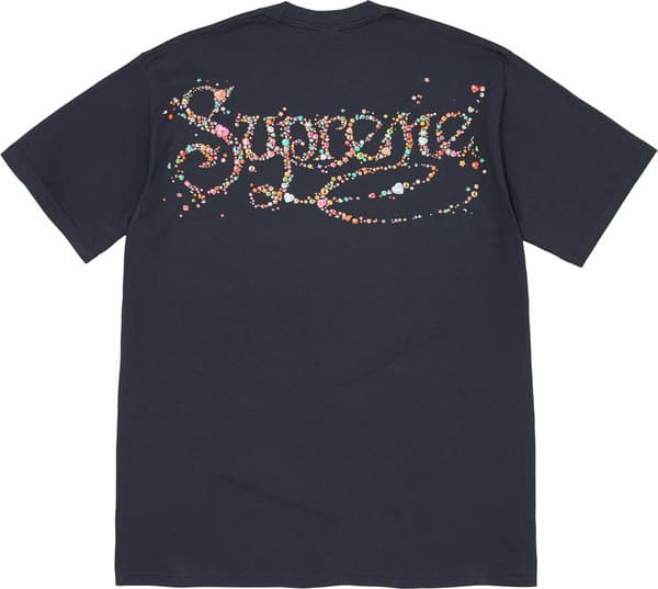 Gems Tee - Navy (detail)