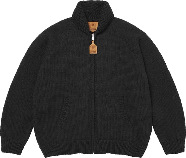 Ghostface® Cowichan Sweater - Black (front)