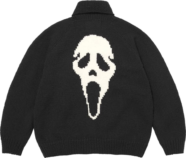 Ghostface® Cowichan Sweater - Black (detail)