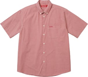 Gingham S/S Shirt Red