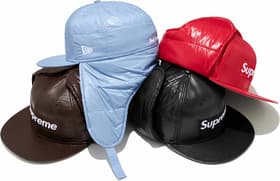 Glossy Nylon Box Logo Earflap New Era®