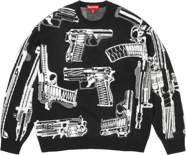 Guns Sweater - Black (front)