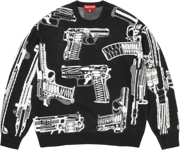 Guns Sweater - Black (front)