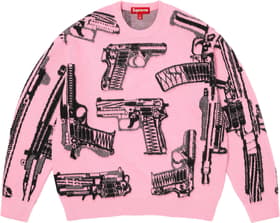 Guns Sweater Pink