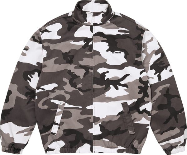 Harrington Jacket - Snow Camo (front)