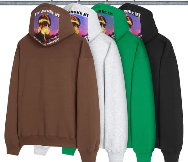 Heart Hooded Sweatshirt - Group Shot