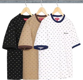 Hearts Intarsia Ringer Tee