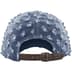 Hole Punch Rhinestone Denim 6-Panel - Brown (front)