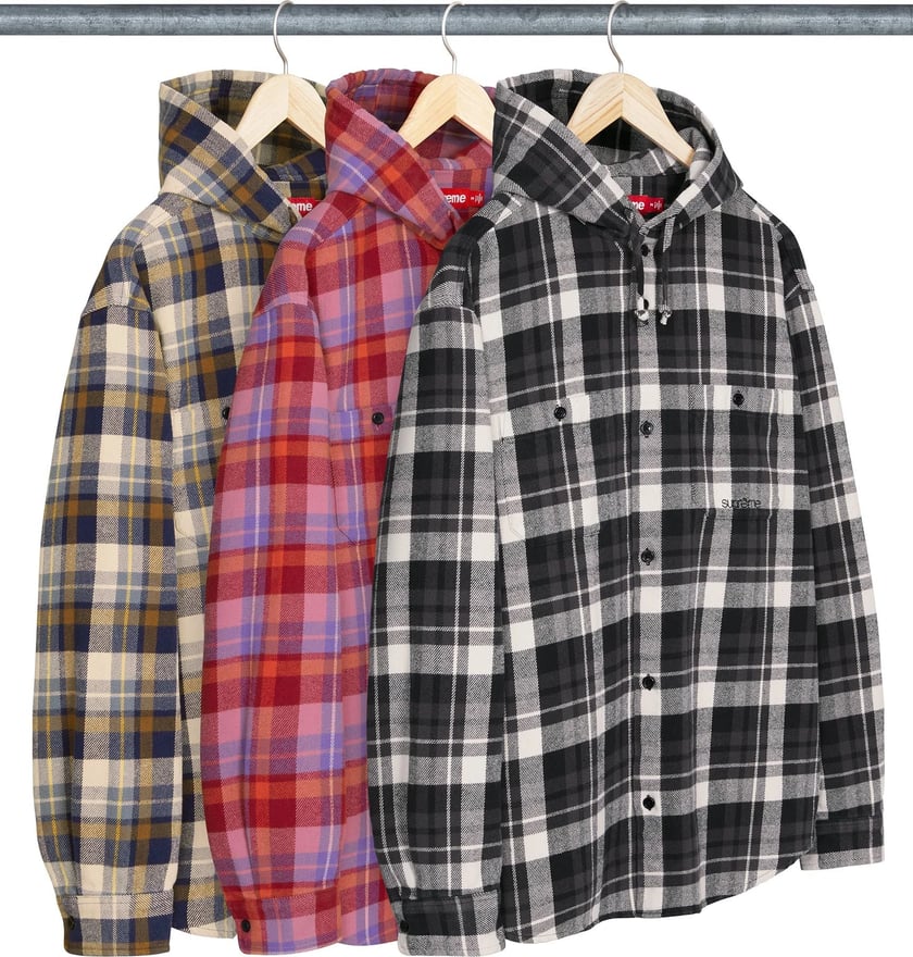 Hooded Flannel Shirt