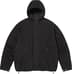 Hooded Raglan Jacket - Black (front)