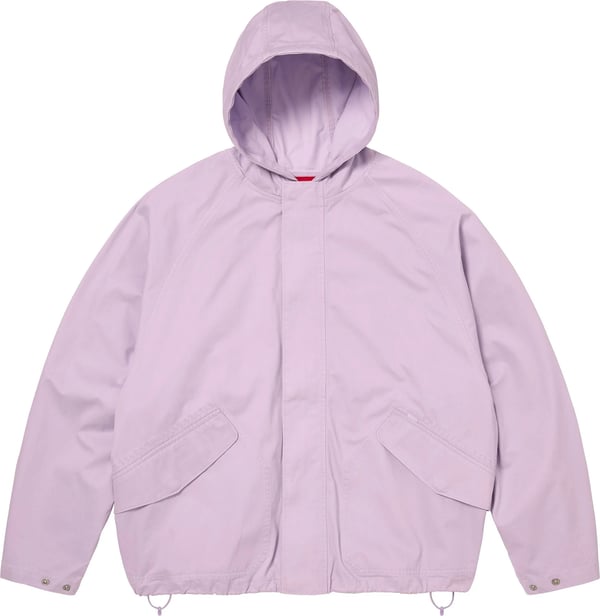 Hooded Raglan Jacket - Lilac (front)