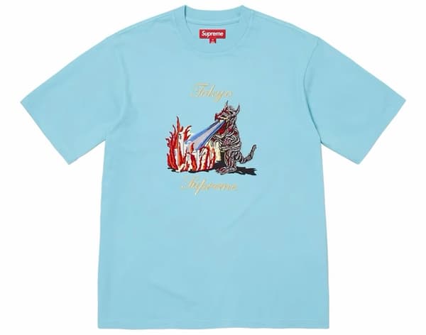 Monster S/S Top - Blue (front)