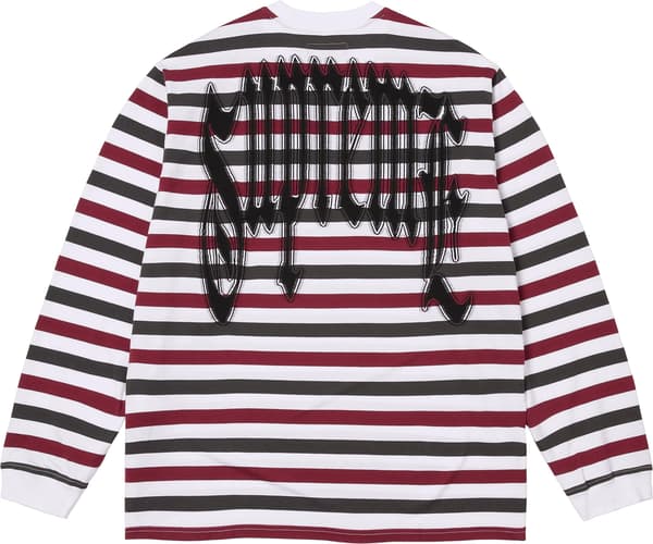 Intarsia L/S Top - Stripe (detail)