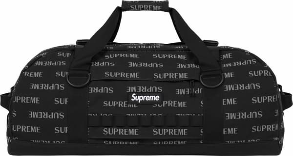 Large Duffle Bag - Black (front)
