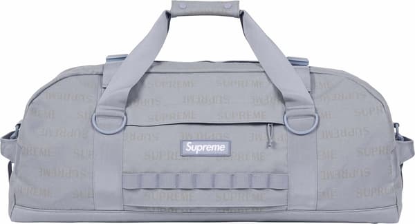 Large Duffle Bag - Light Blue (front)