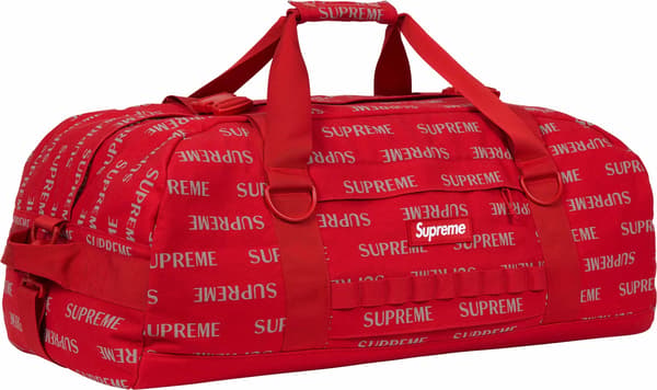 Large Duffle Bag - Red (detail)