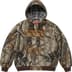 Leather Appliqué Hooded Work Jacket - Realtree® Hardwoods Camo (front)