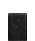 Leather Card Holder - Black (front)