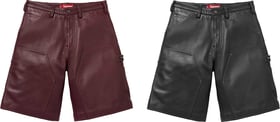 Leather Double Knee Painter Short