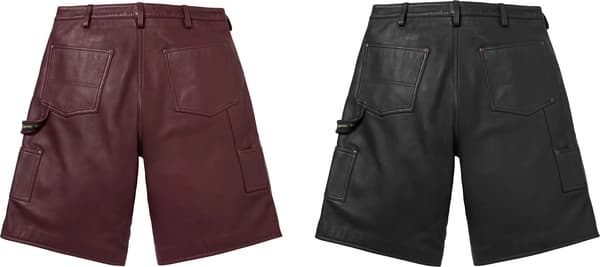 Leather Double Knee Painter Short - Group Shot