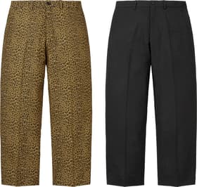 Leopard Wool Trouser