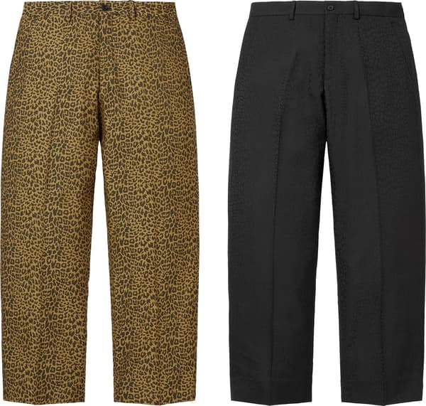 Leopard Wool Trouser - Group Shot