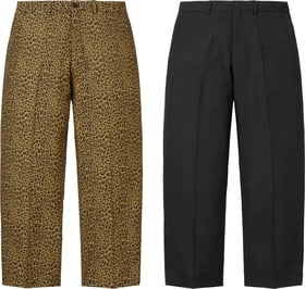 Leopard Wool Trouser
