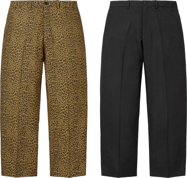 Leopard Wool Trouser - Group Shot