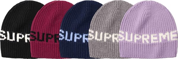 Logo Ribbed Beanie - Group Shot