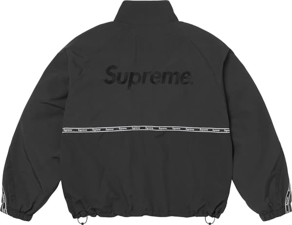 Logo Taping Track Jacket - Black (detail)