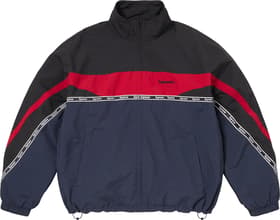 Logo Taping Track Jacket Navy